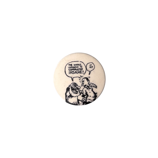 1980s Robert crumb pin badge