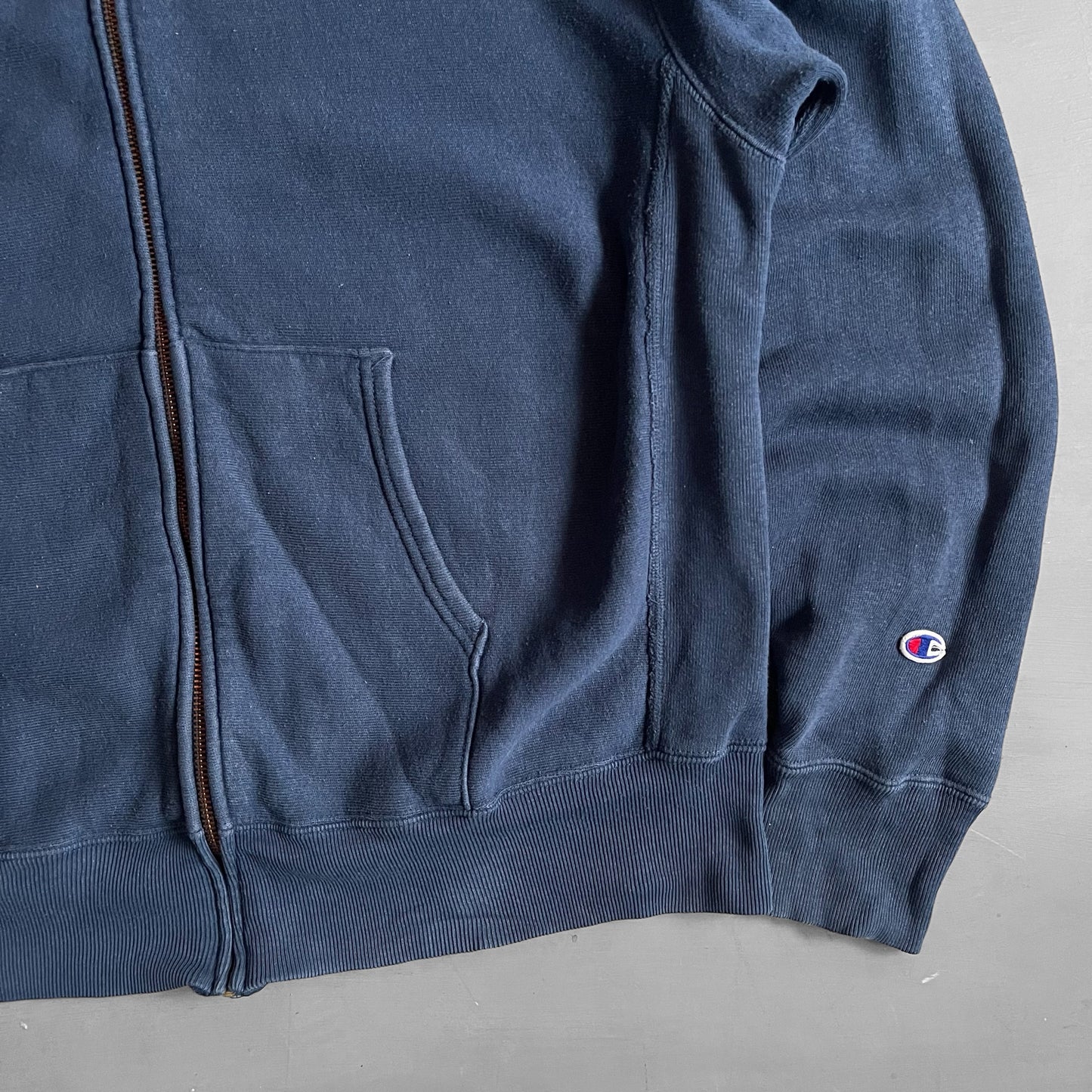 1990s Champion reverse weave heavyweight zip hoodie (L)