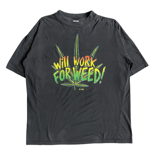 1990s will work for weed T-shirt (XL)
