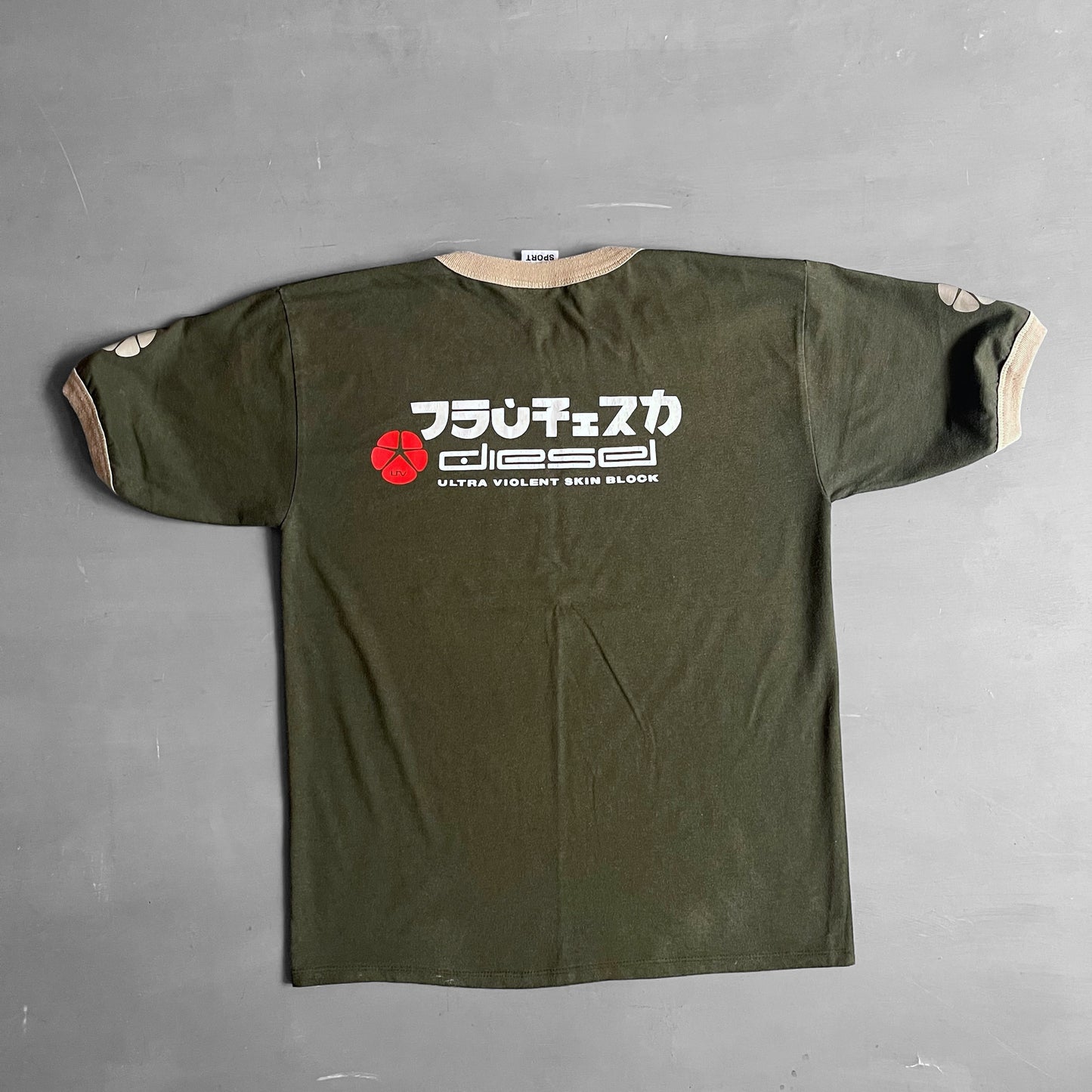 1990s Diesel sport Japan ringer T-shirt (M)