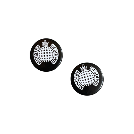 2000s x2 ministry of sound pin badges