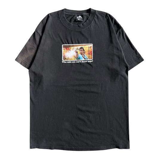 Early 2000s Scarface who said you can’t shoot cops? T-shirt (L)