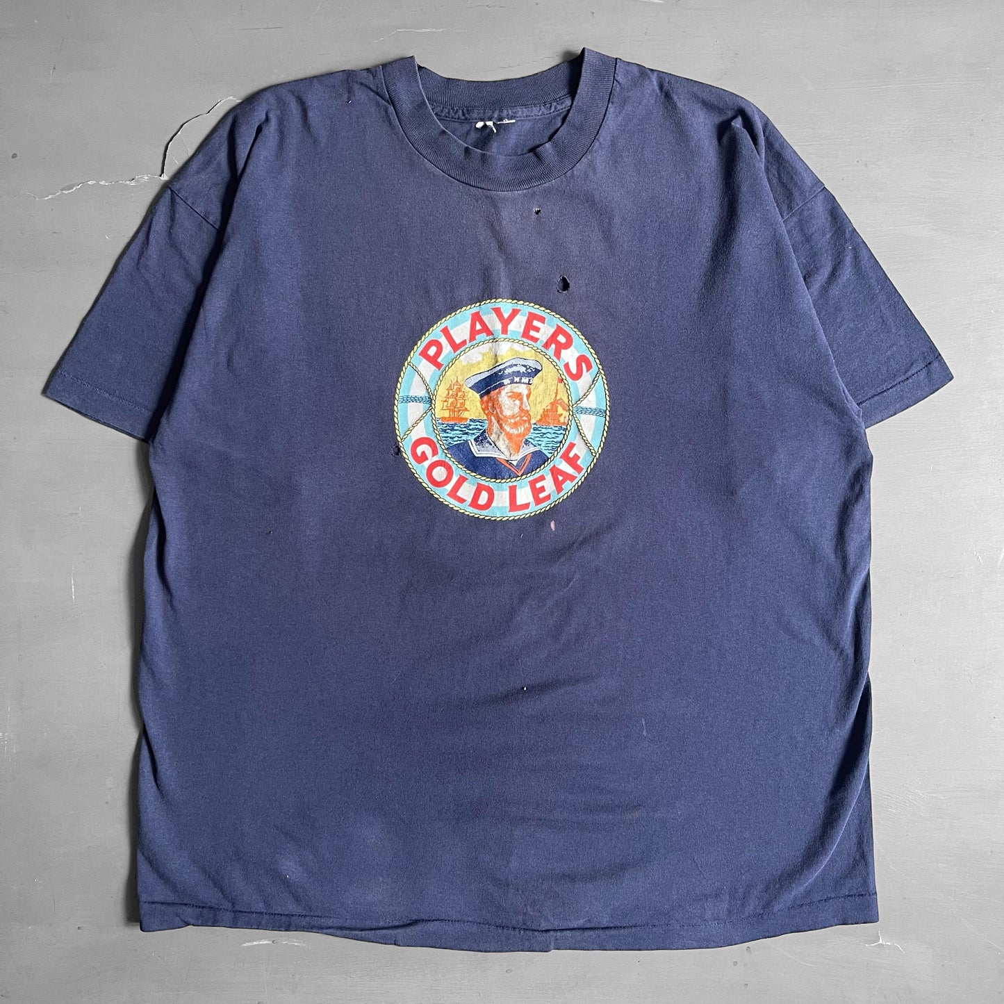 1990s Players gold leaf tobacco T-shirt (XL)