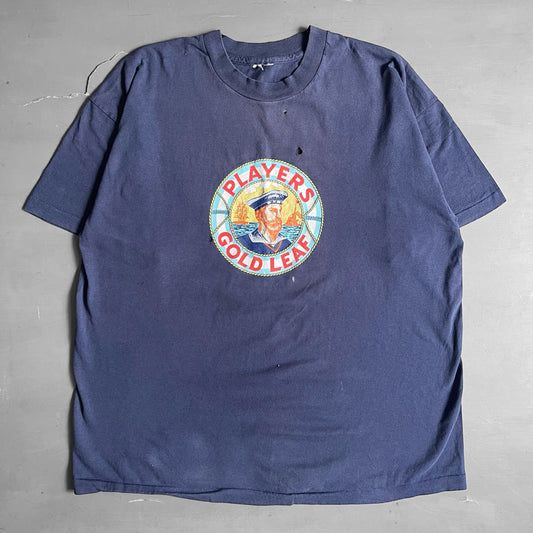1990s Players gold leaf tobacco T-shirt (XL)