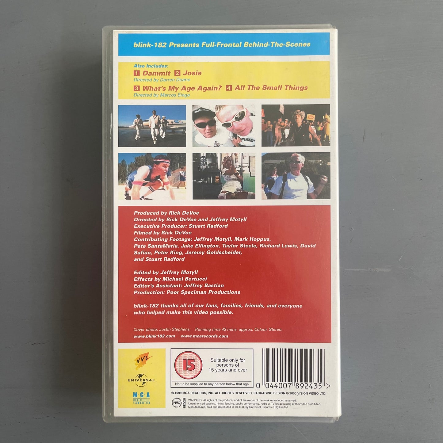 1999 Blink-182 VHS