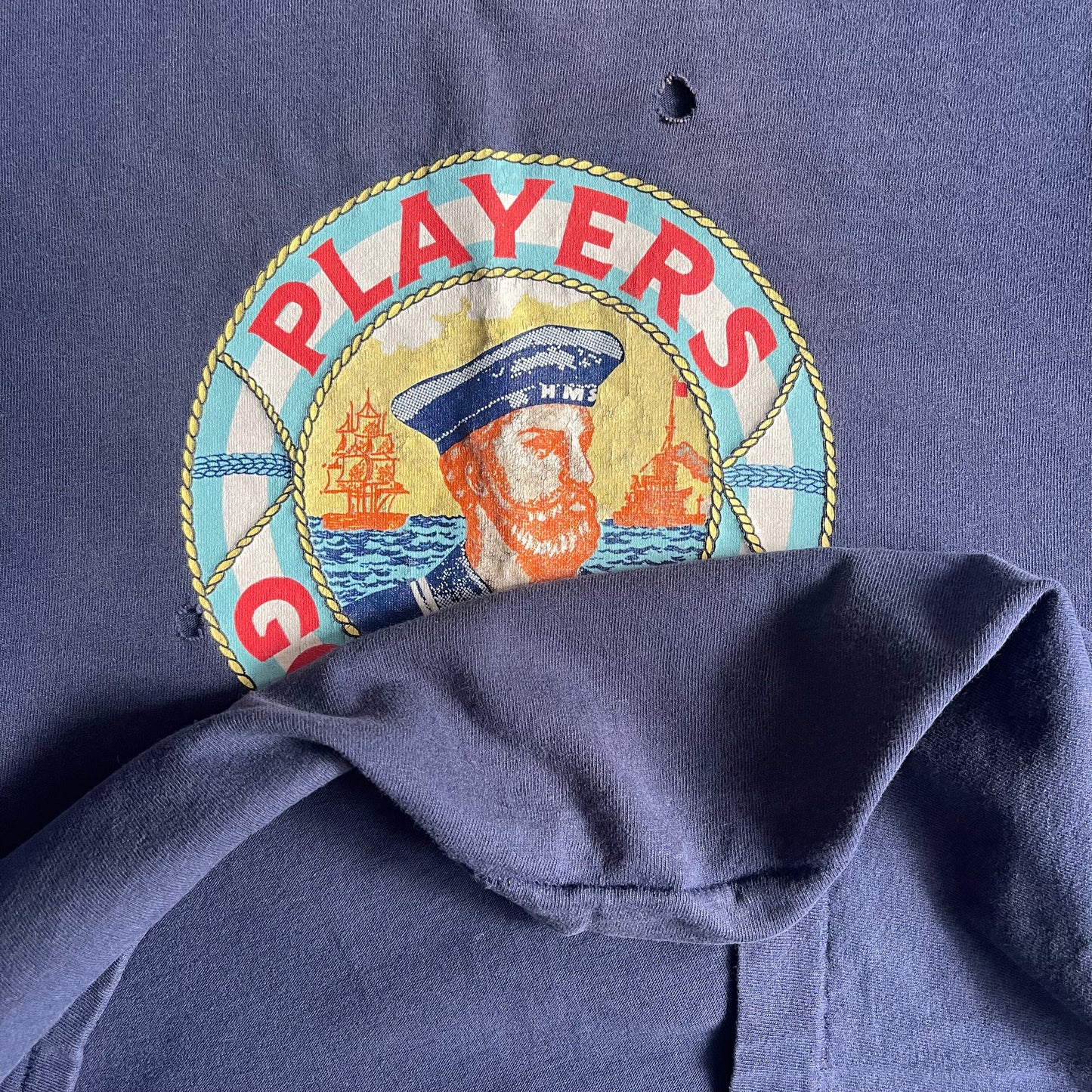 1990s Players gold leaf tobacco T-shirt (XL)