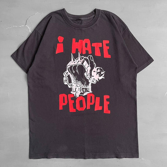2000s I hate People and they hate me T-shirt (L)