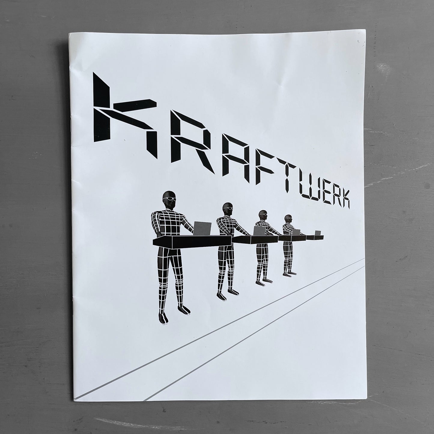 2004 Kraftwerk der katalog tour booklet