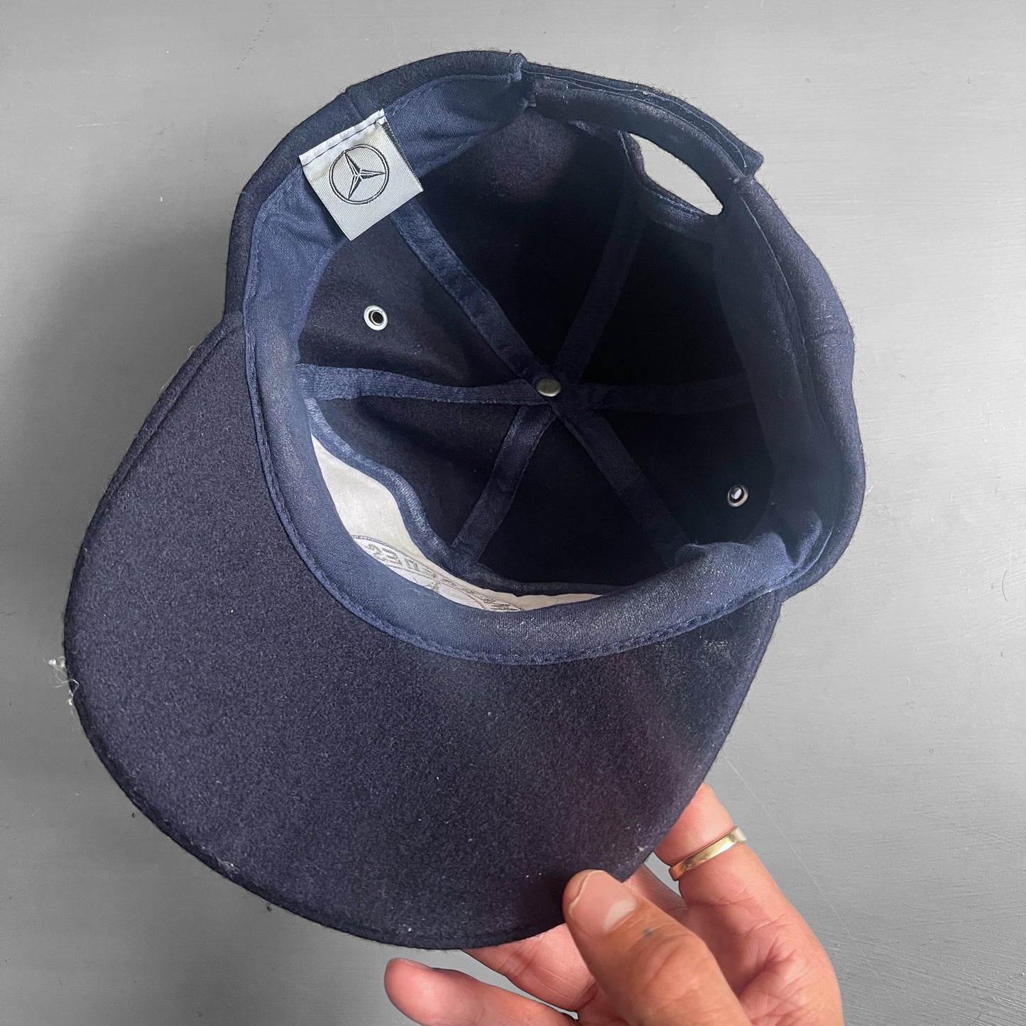 1990s Mercedes - Benz fleece cap