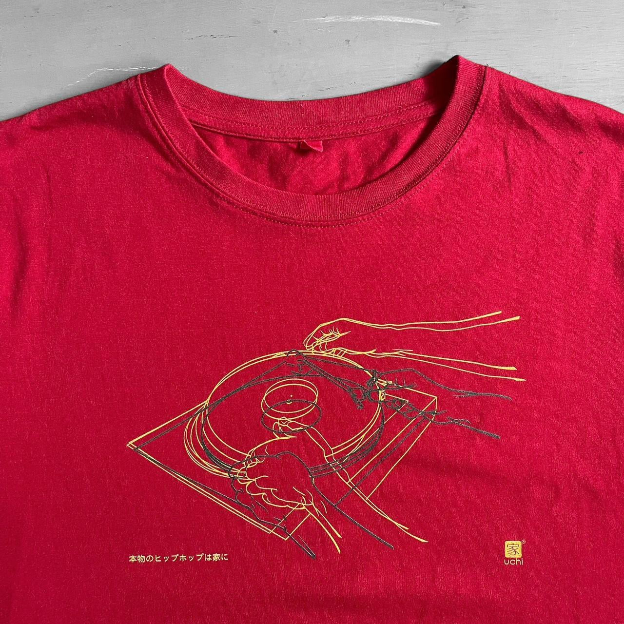 2000s Japanese turntable T-shirt (L)