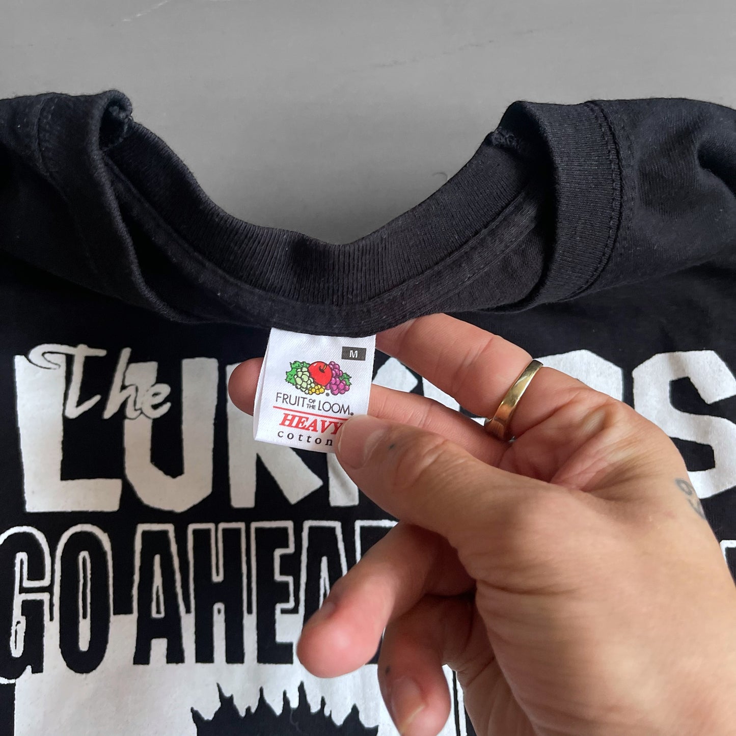 2003 The Lurkers go ahead punk T-shirt (M)