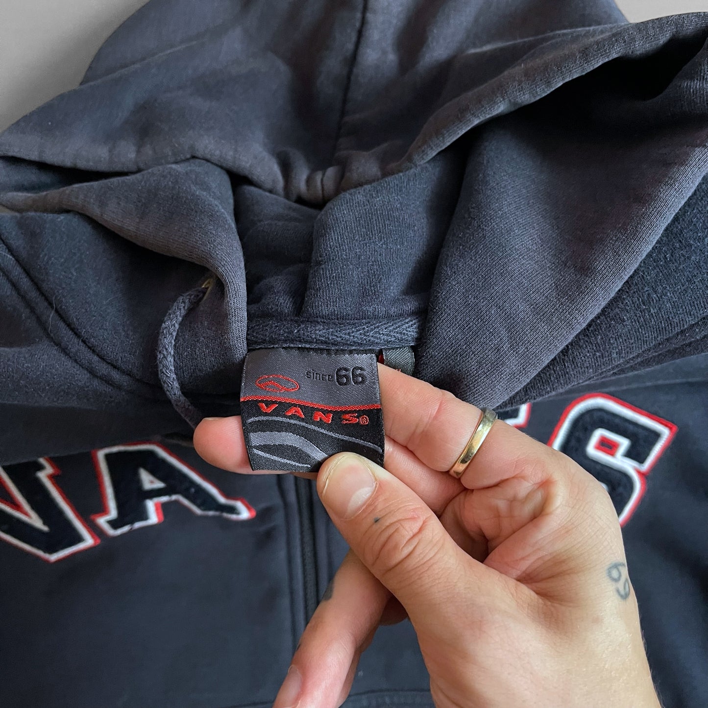 1990s VANS zip hoodie (XL)