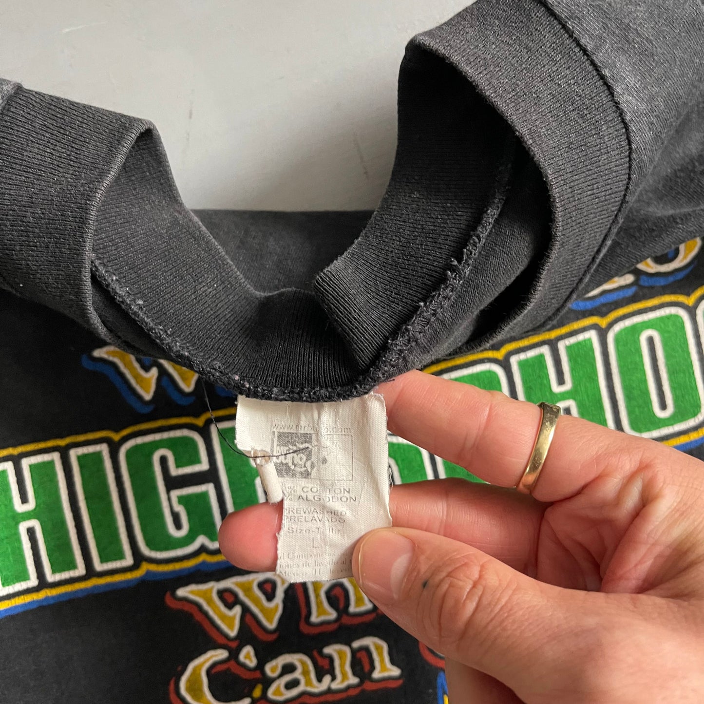 1990s Why go to high school when you can go to school high? T-shirt