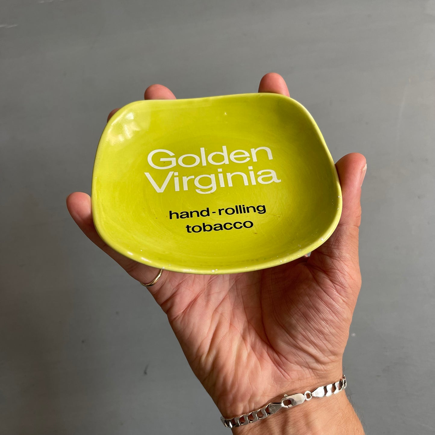 1990s Golden Virginia tobacco ash tray