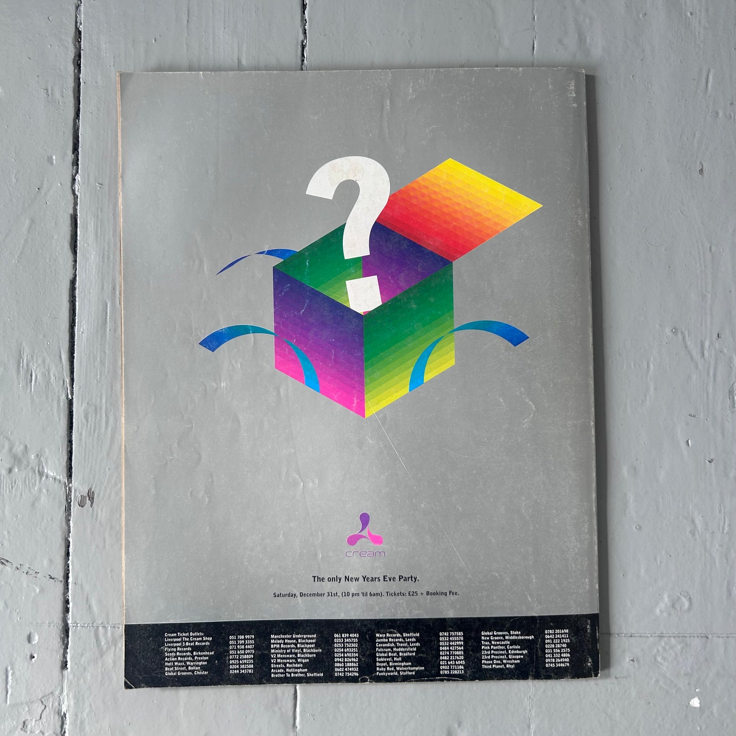 1994 Ecstasy Mixmag magazine