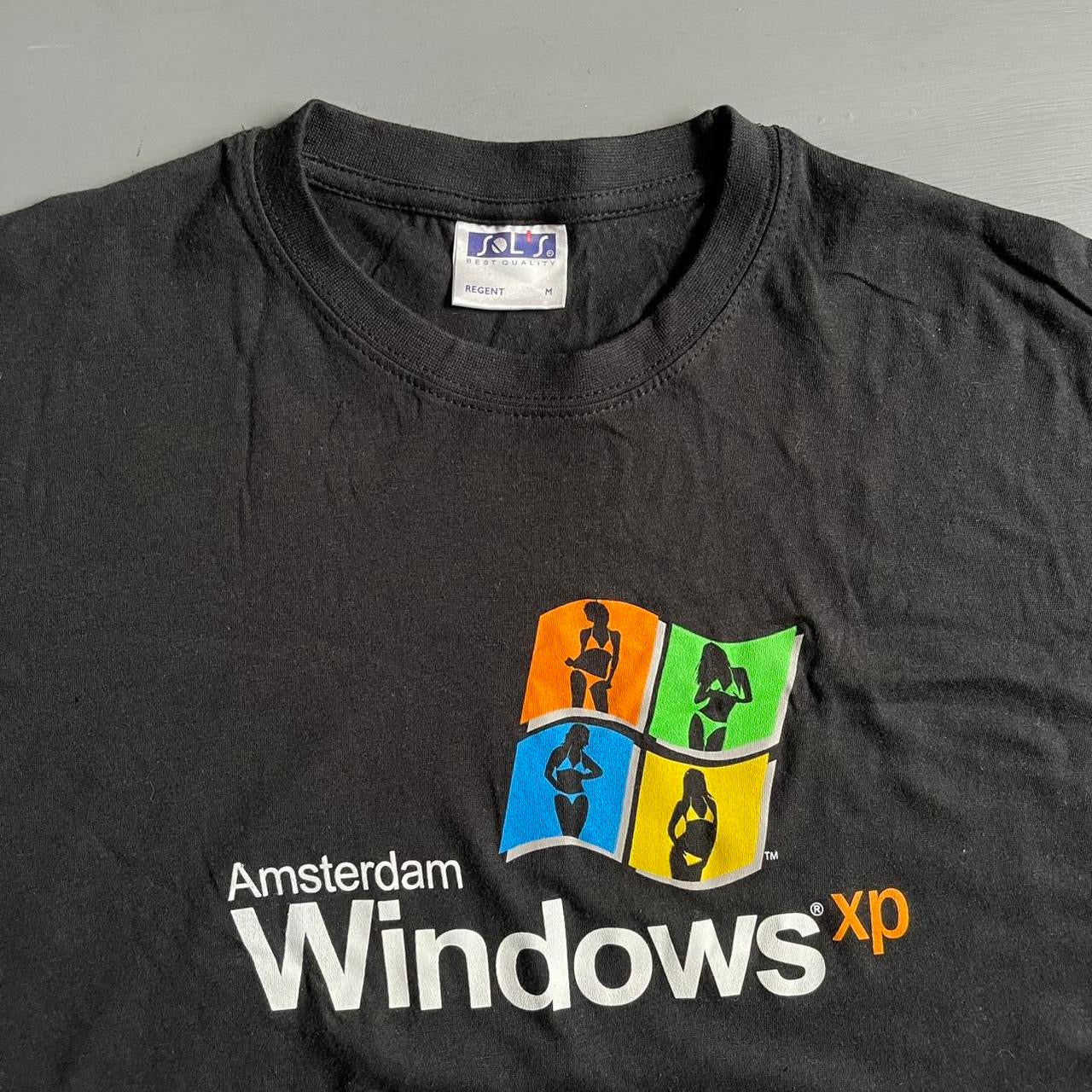 2000s Amsterdam windows T-shirt (M)