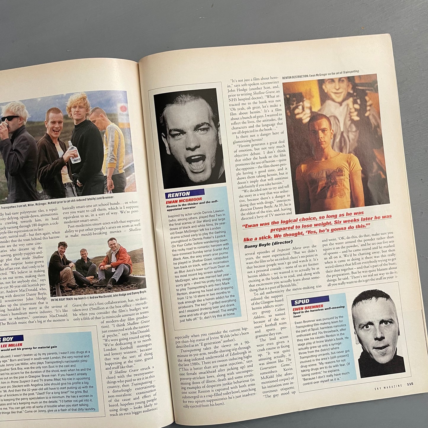 March 1996 SKY magazine Oasis edition
