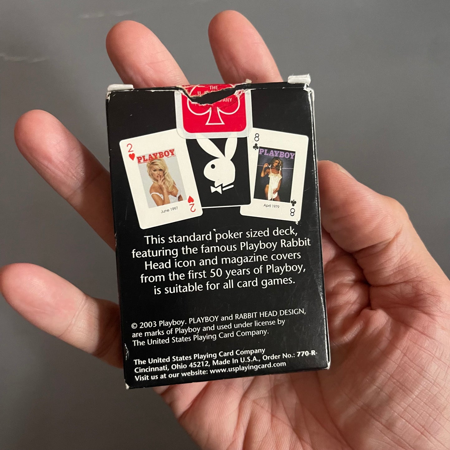 2003 Playboy playing cards