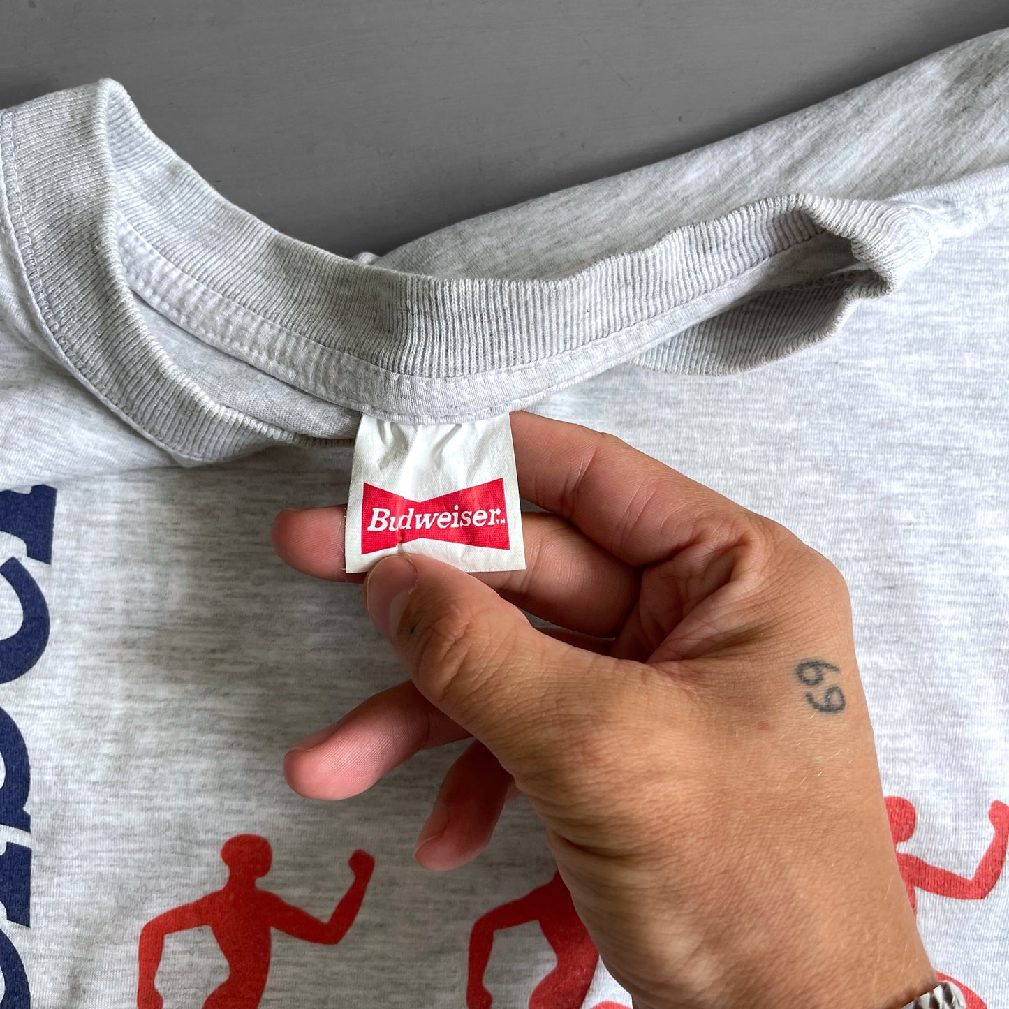 1996 Budweiser / Atlanta Olympics T-shirt (L/XL)