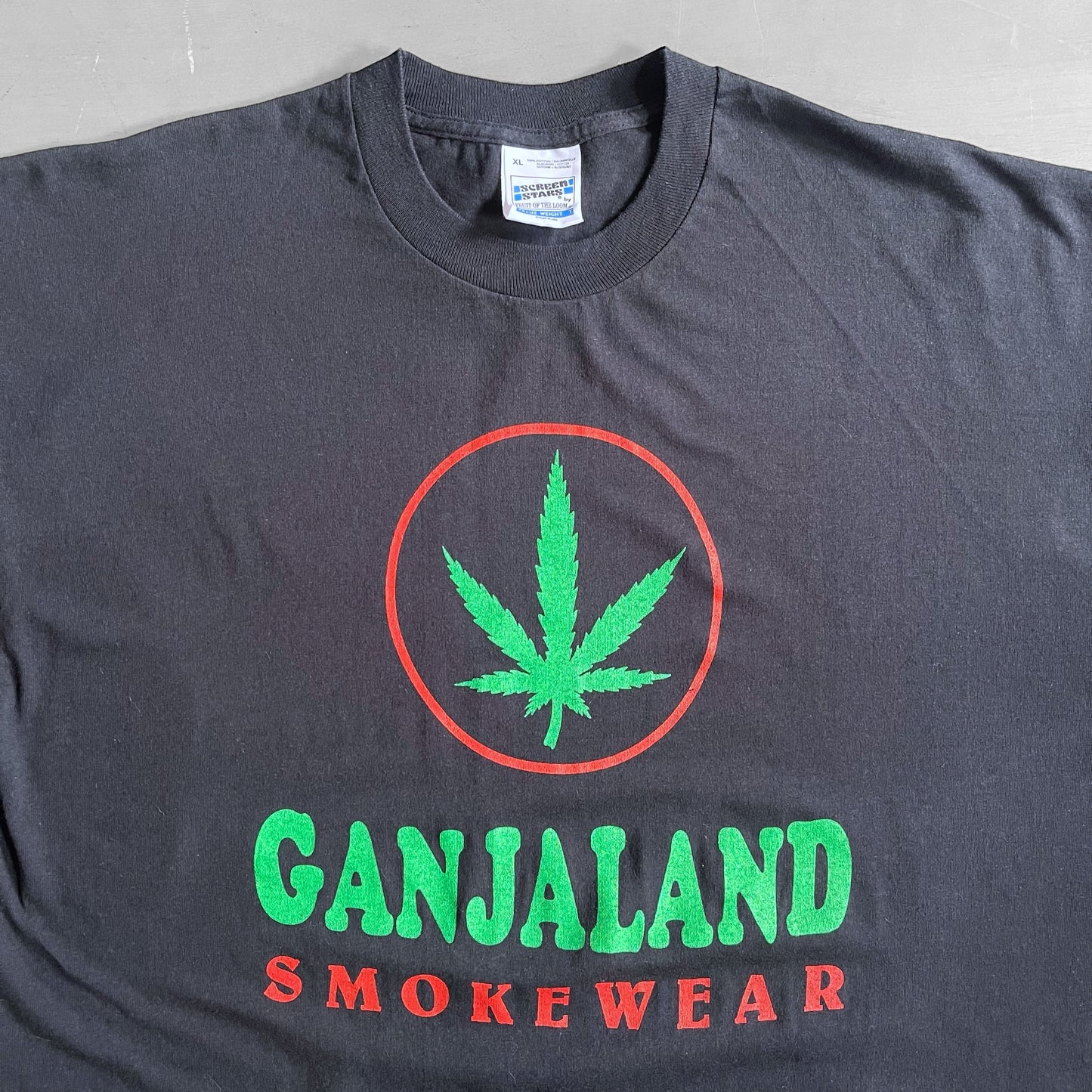 1990s Ganjaland smokewear T-shirt (XL)