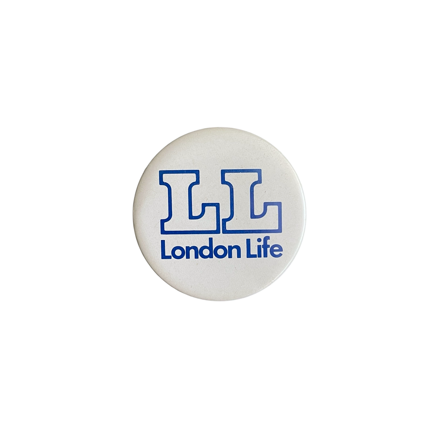 1990s London Life pin badge