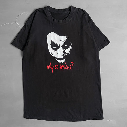 2000s Batman why so serious? joker T-shirt (M)
