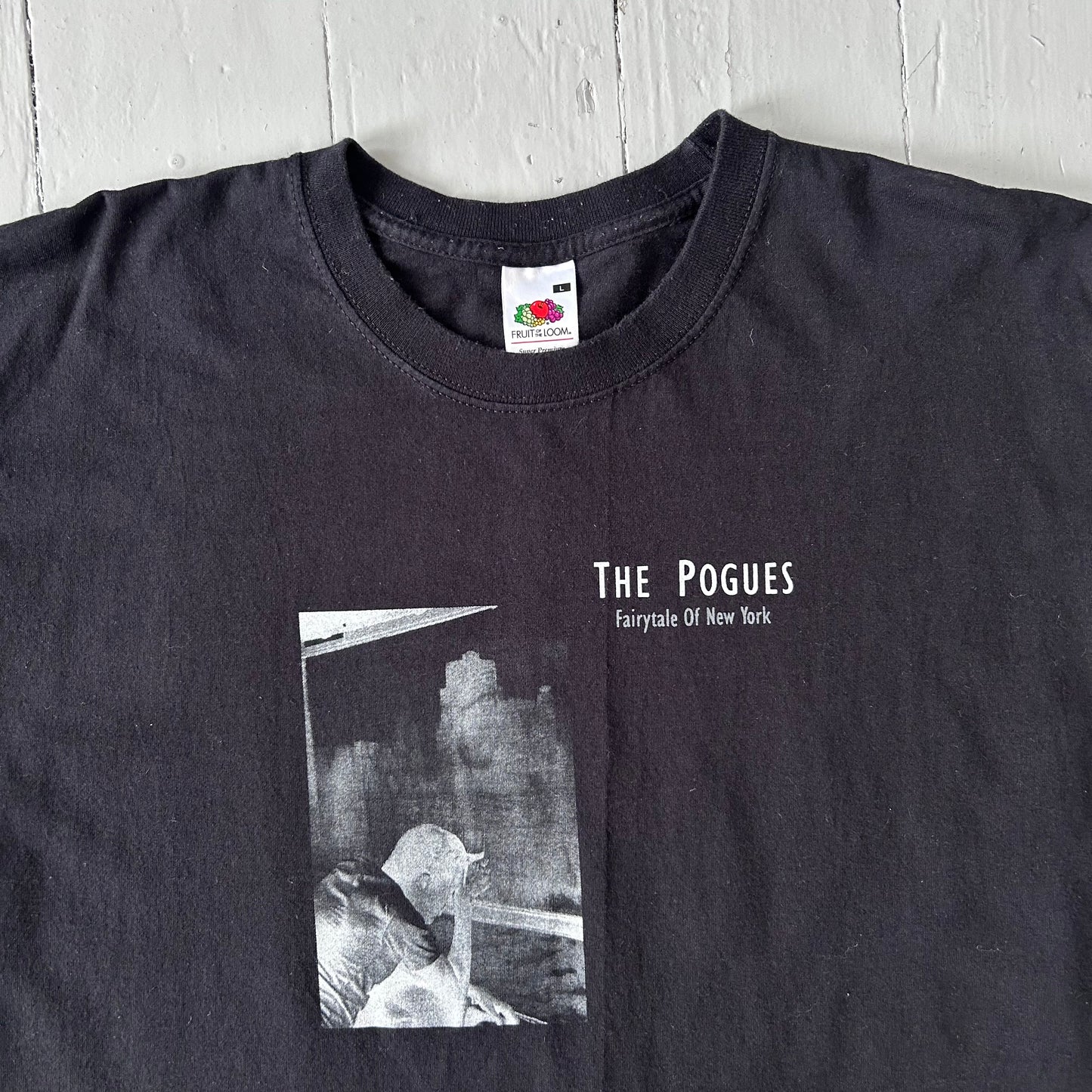 2000s The POGUES fairytales of New York T-shirt (L)