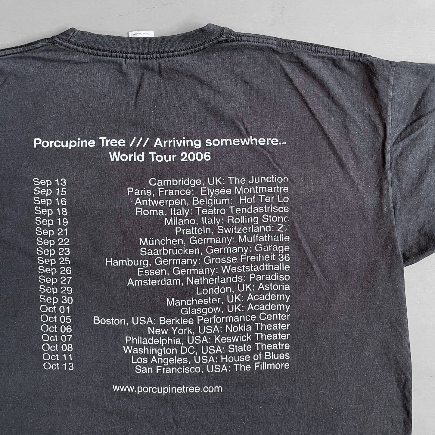 2006 Porcupine Tree world tour T-shirt (L)