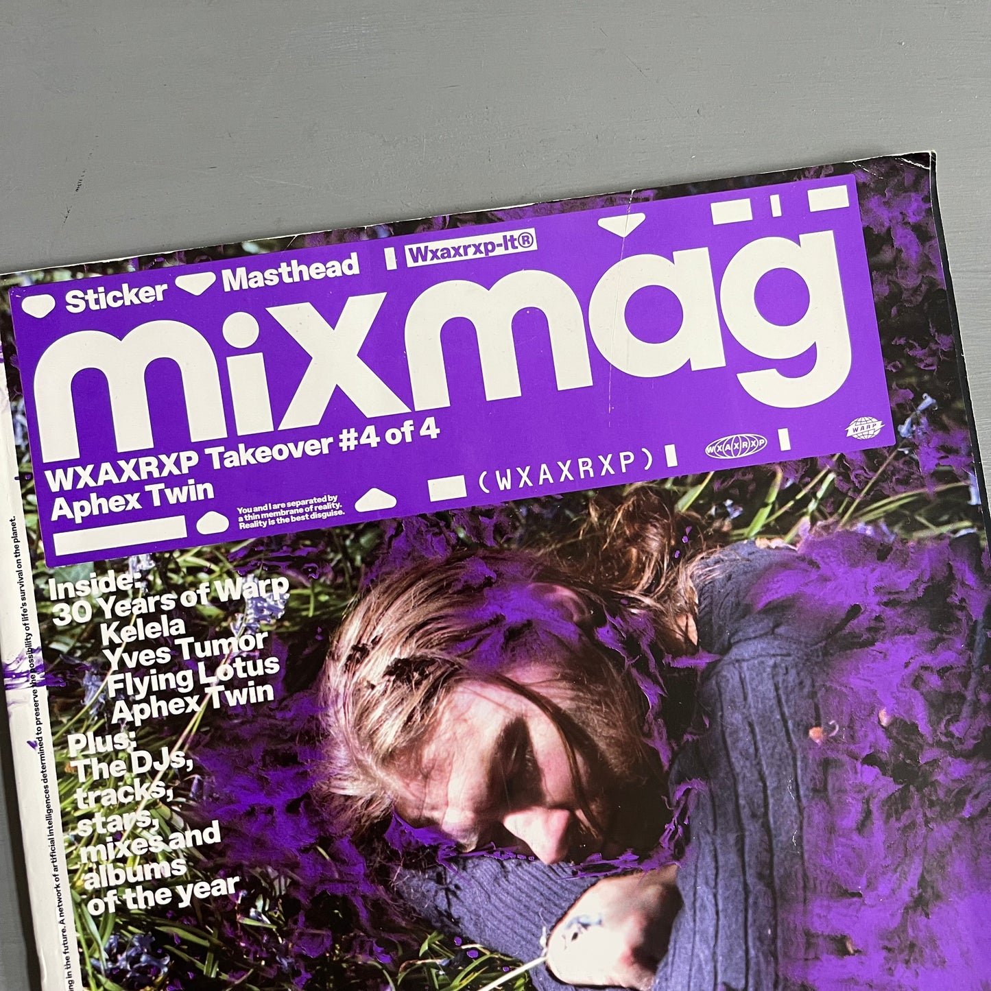 2020 MiXMAG warp records / Aphex twin takeover magazine