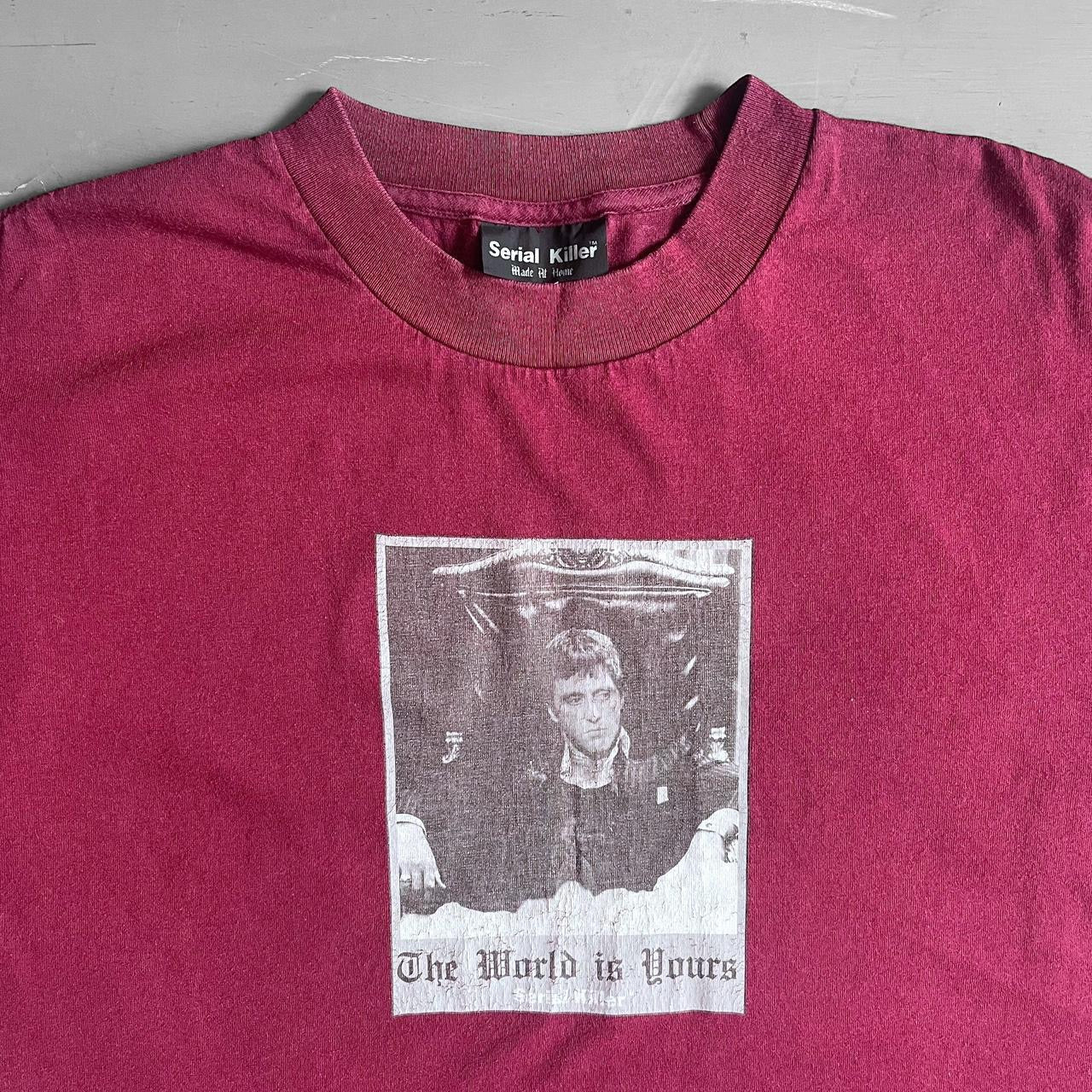 1990s Serial Killer Scarface / the world is yours T-shirt (L)