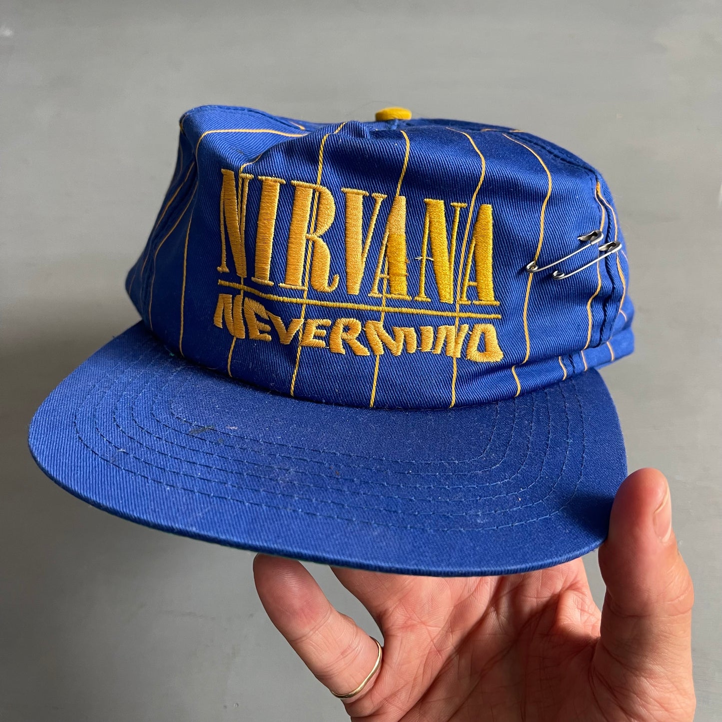 1990s Nirvana Nevermind cap
