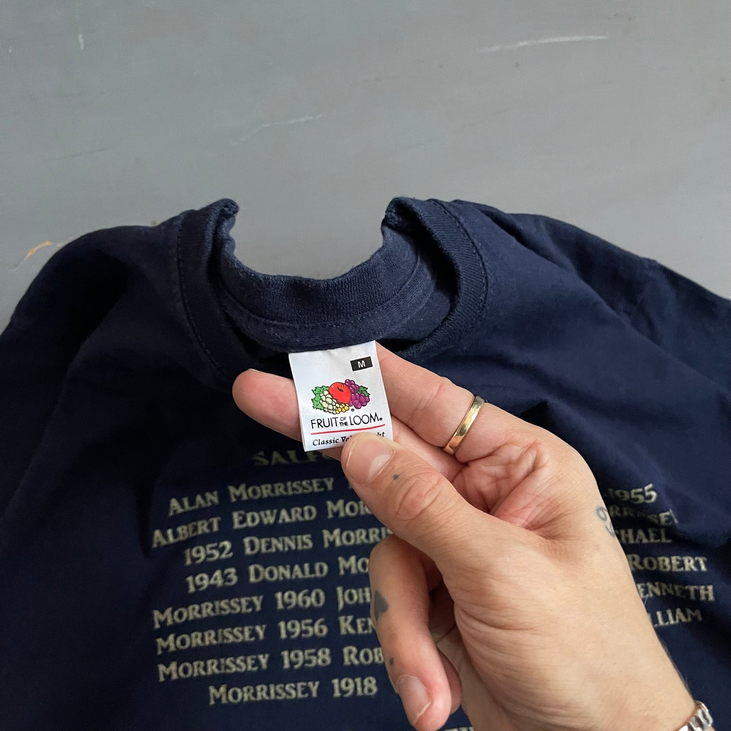 2000s Morrissey Salford lads club T-shirt (M)