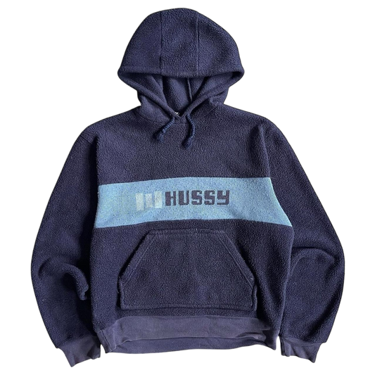 1990s Hussy fleece hoodie (S)
