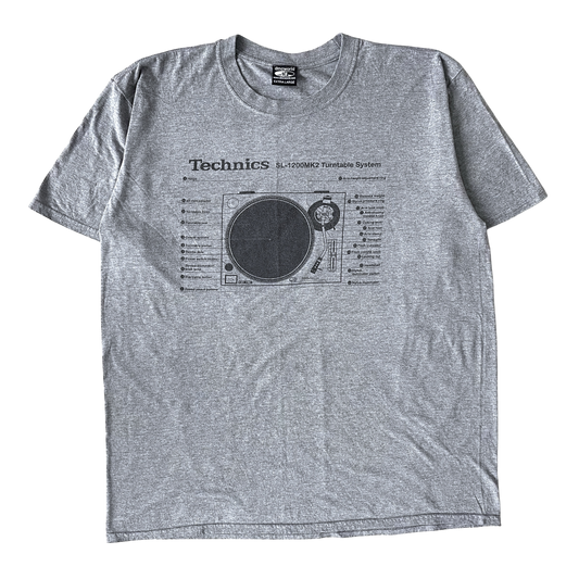 2000s Technics turntable T-shirt (XL)