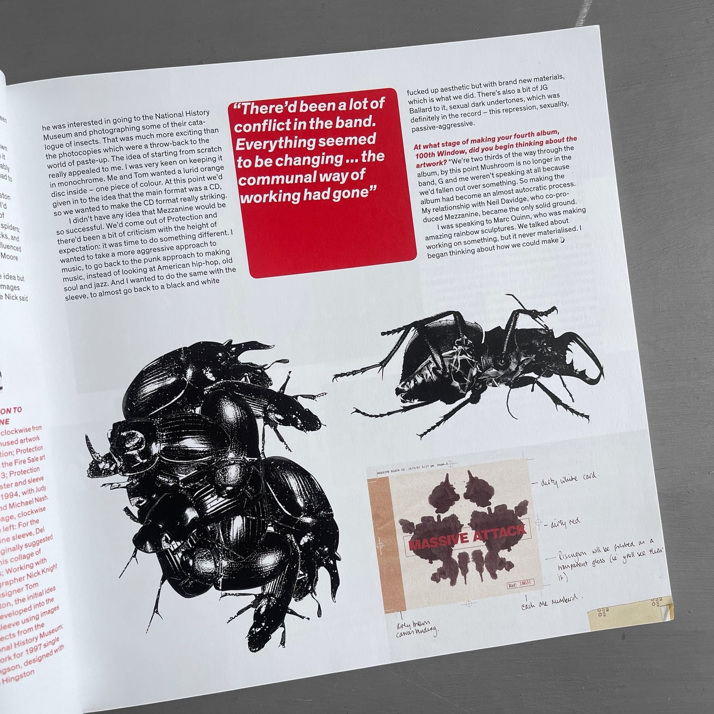 2013 Creative Review & The Art of Massive Attack booklet