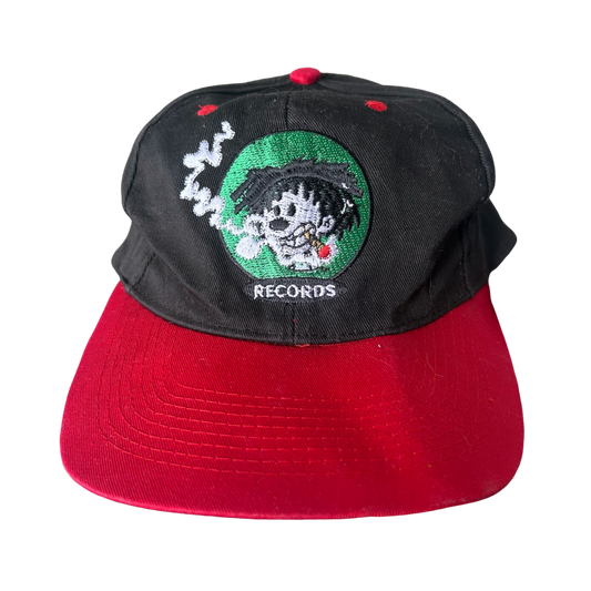 1990s Nervous Records weeded cap