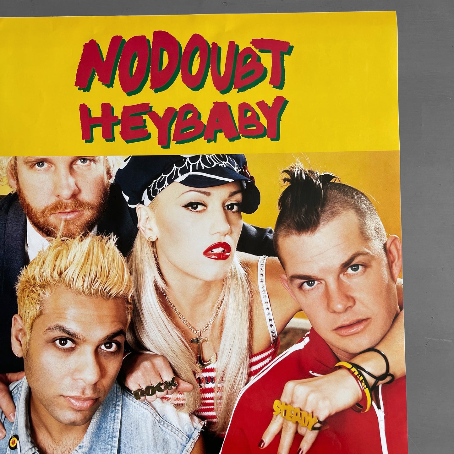 2002 large No Doubt Hey Baby poster