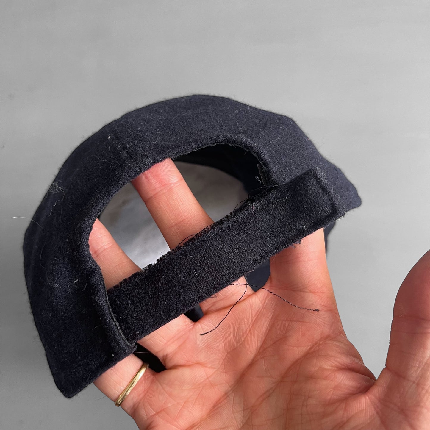 Early 2000s Volvo genuine parts ear flap fleece cap
