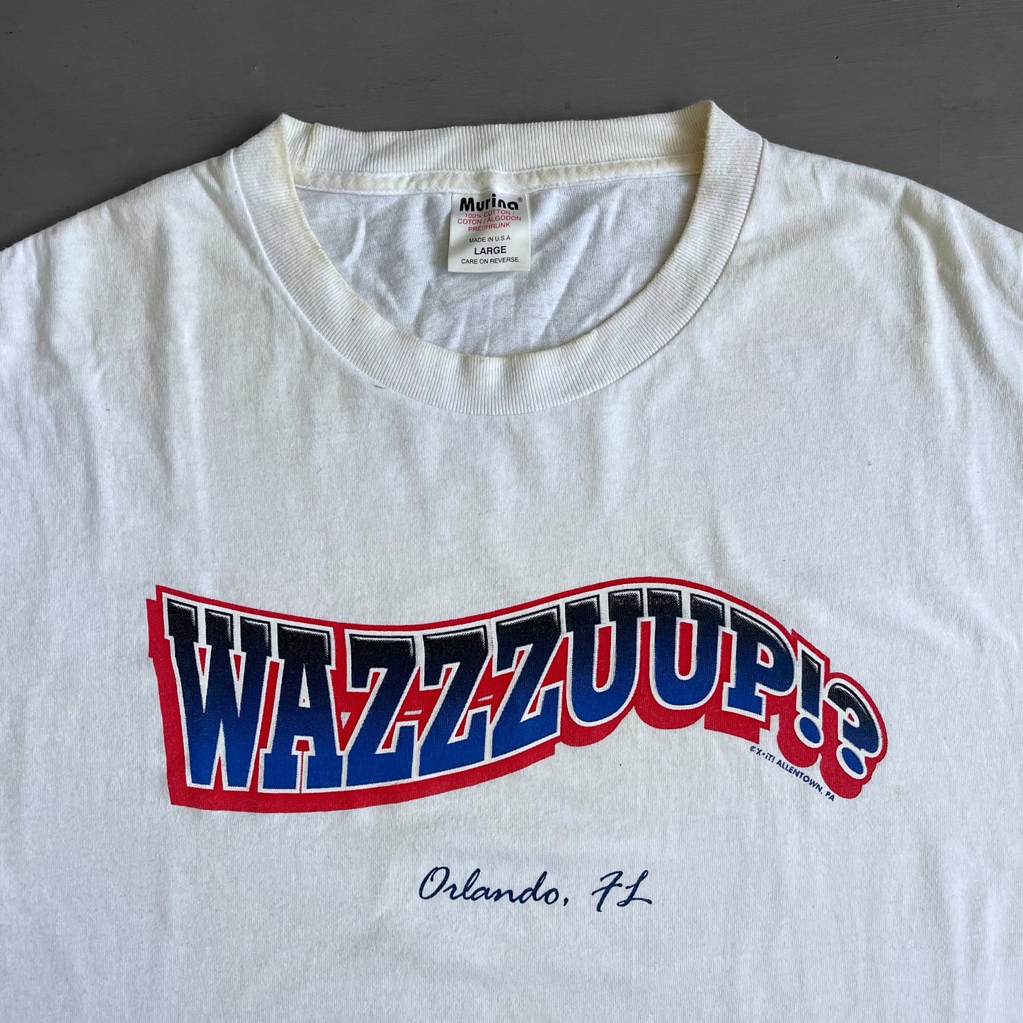 1990s WAZZZUUP!? T-shirt (L)