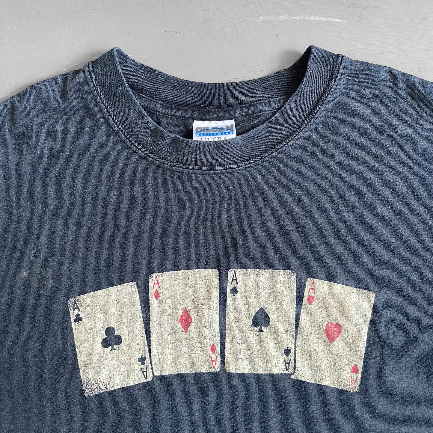 Early 2000s Ace Of Spades card deck T-shirt (L)