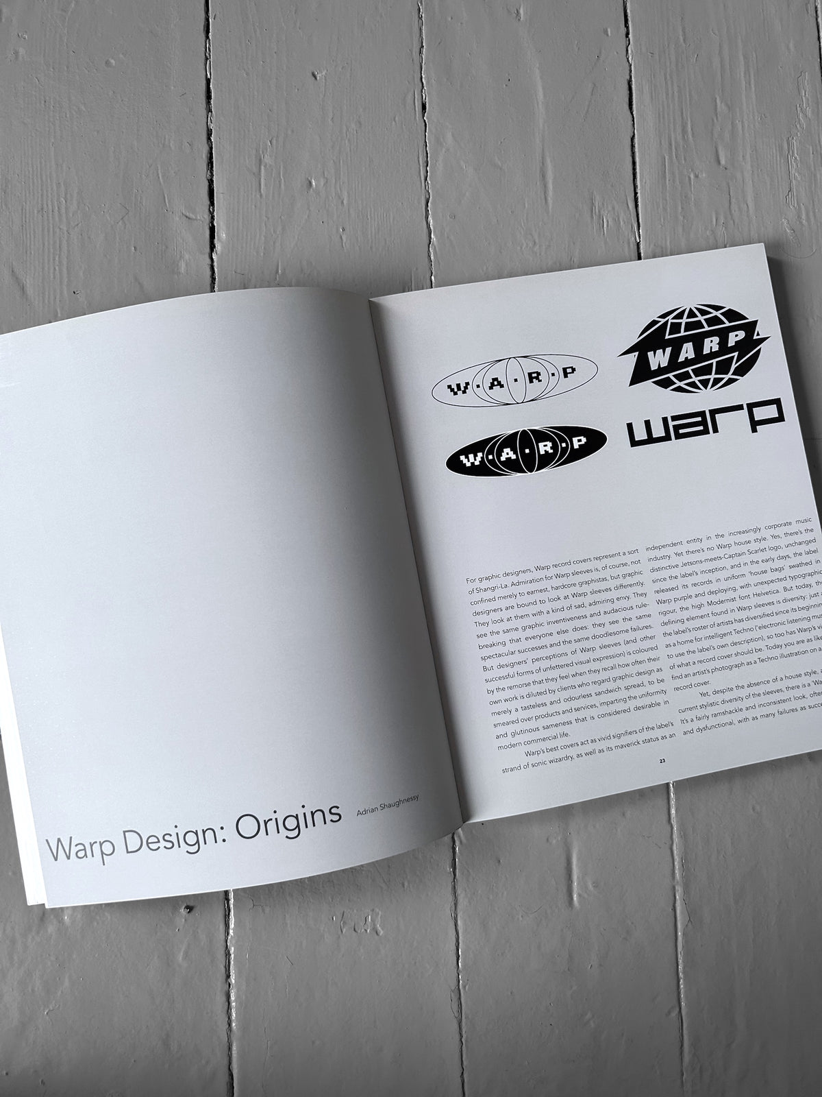 2005 Warp Records book