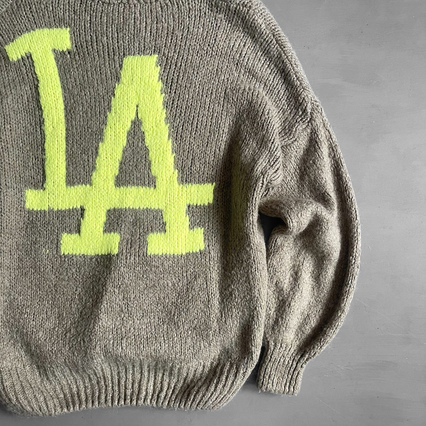 1990s LA hand knitted jumper (L)