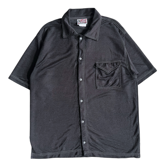1990s Lucky strike / Suzuki bowling shirt (L/XL)