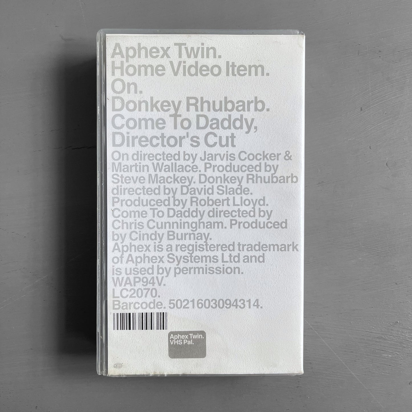 1997 Aphex Twin ‘Come to Viddy’ VHS