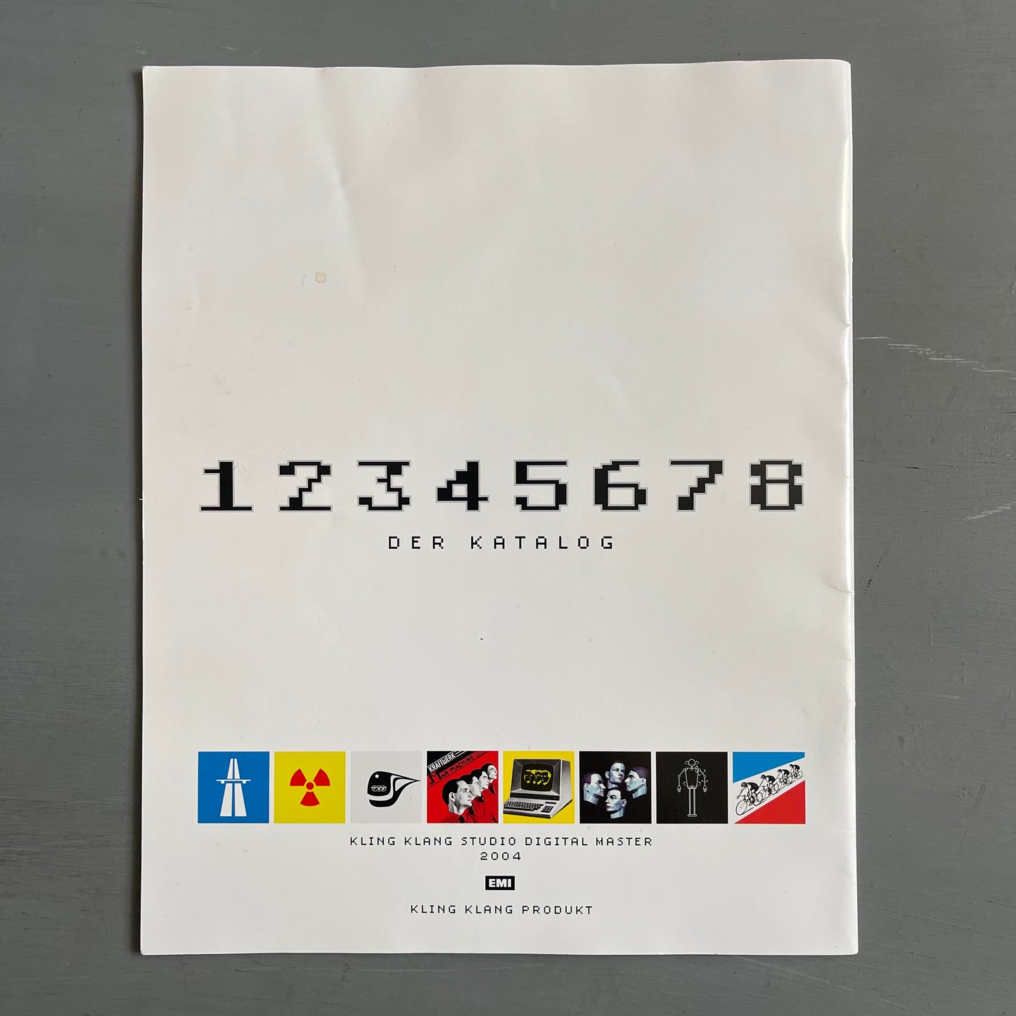 2004 Kraftwerk der katalog tour booklet