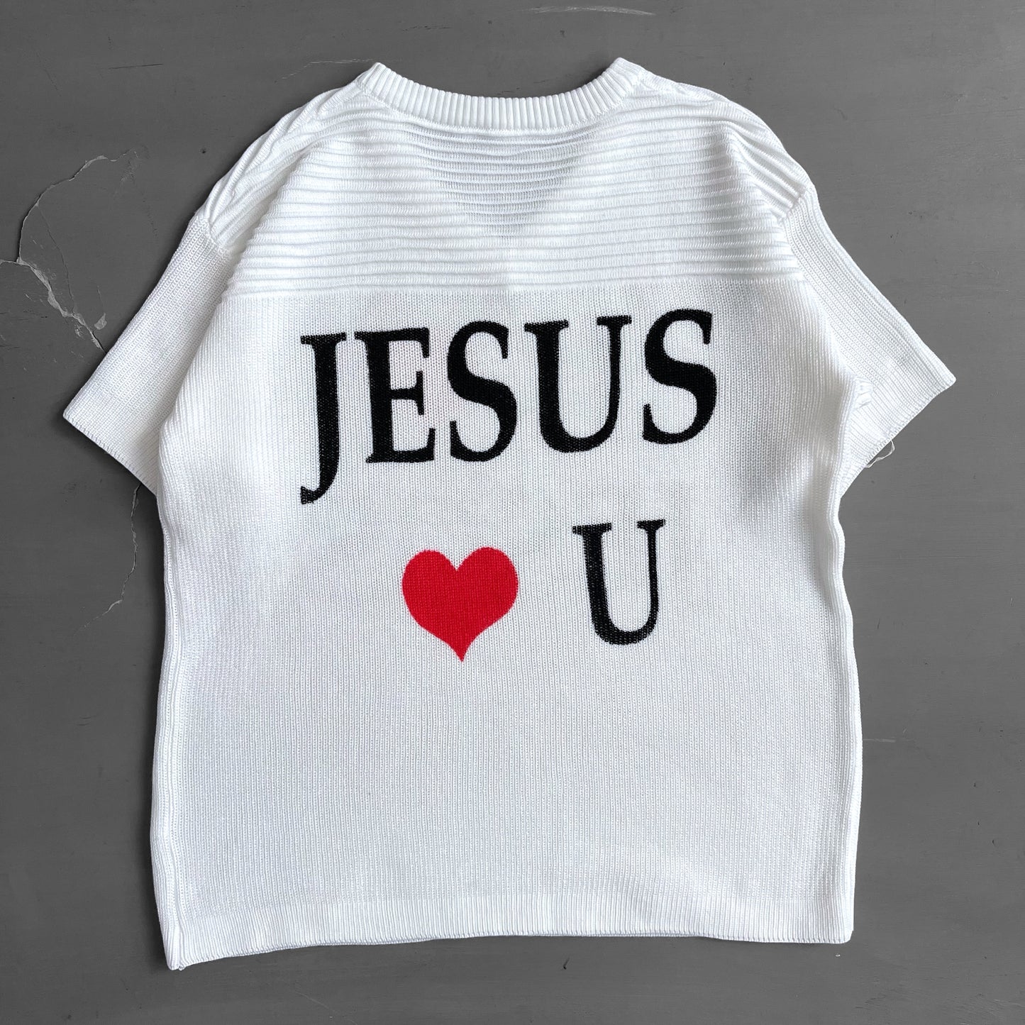 1990s I love Jesus Jesus loves u T-shirt (XS)