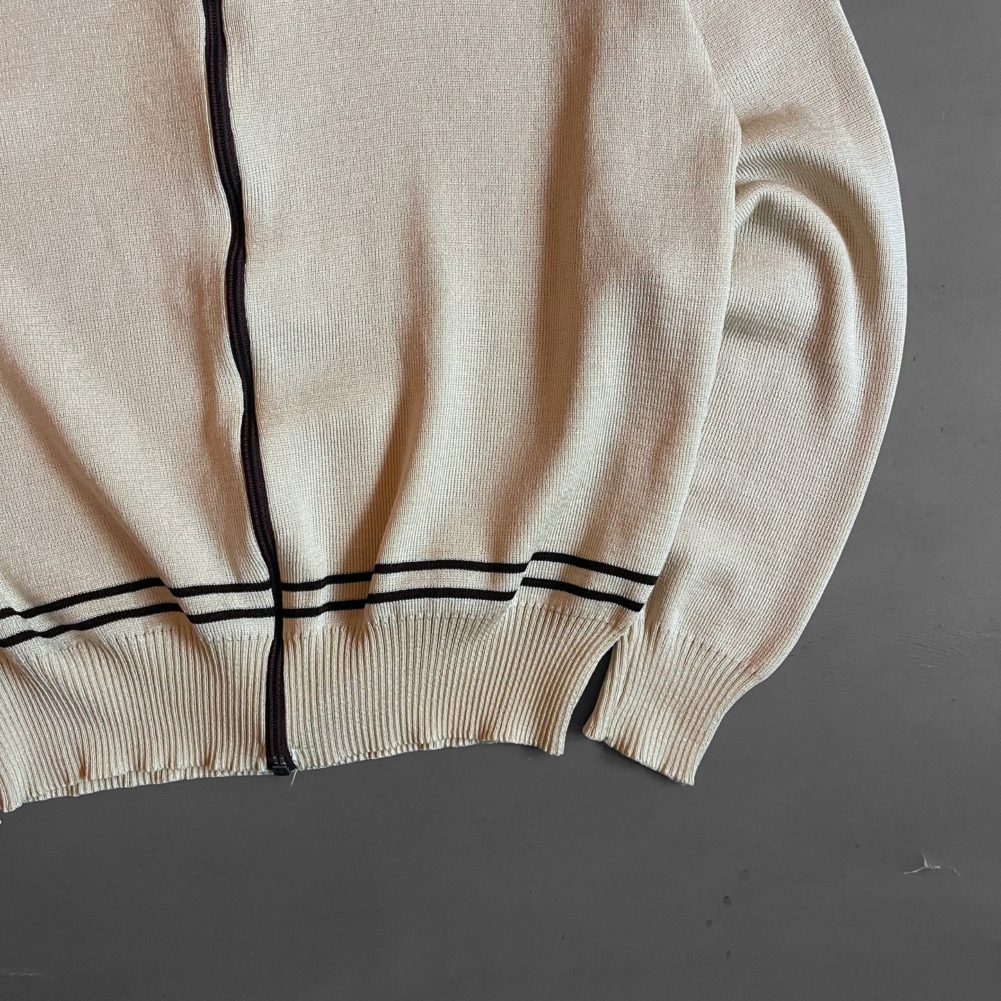 1980s knitted zip jumper (M/L)