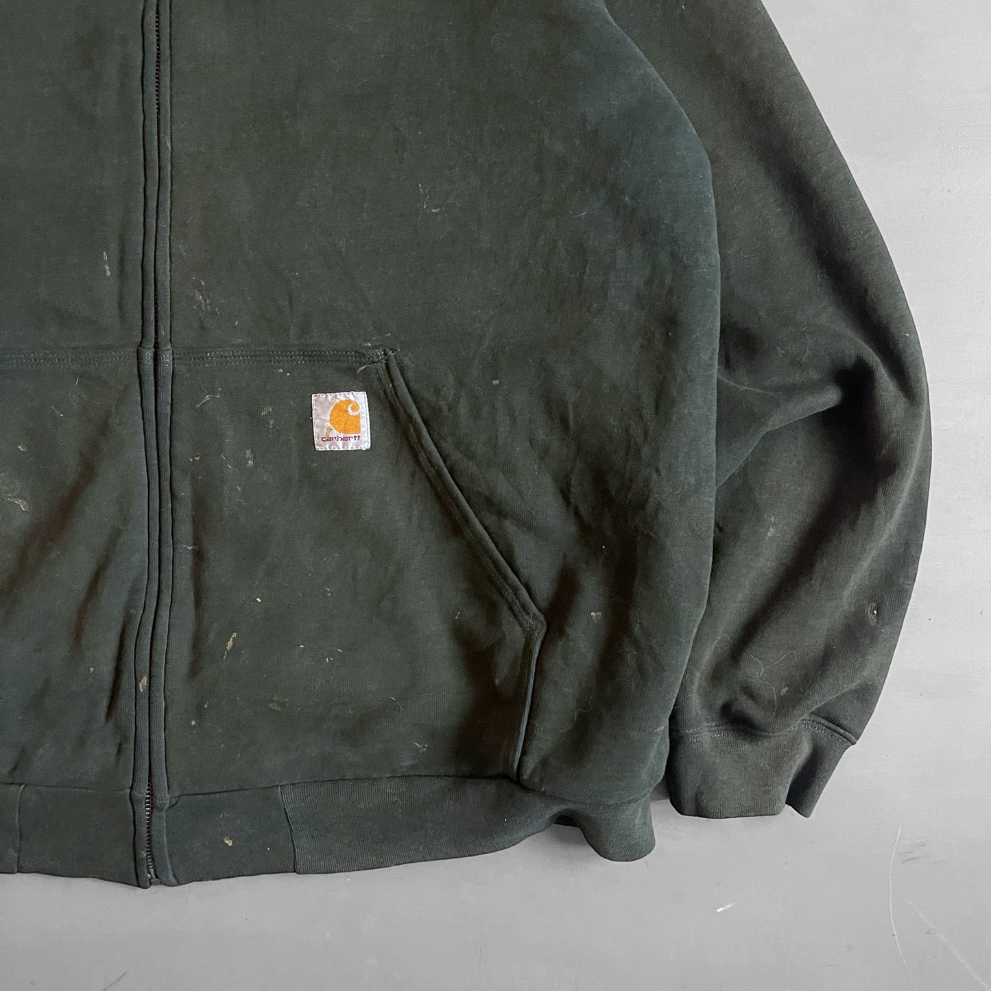 2000s Carhartt fur lining zip hoodie (XL)