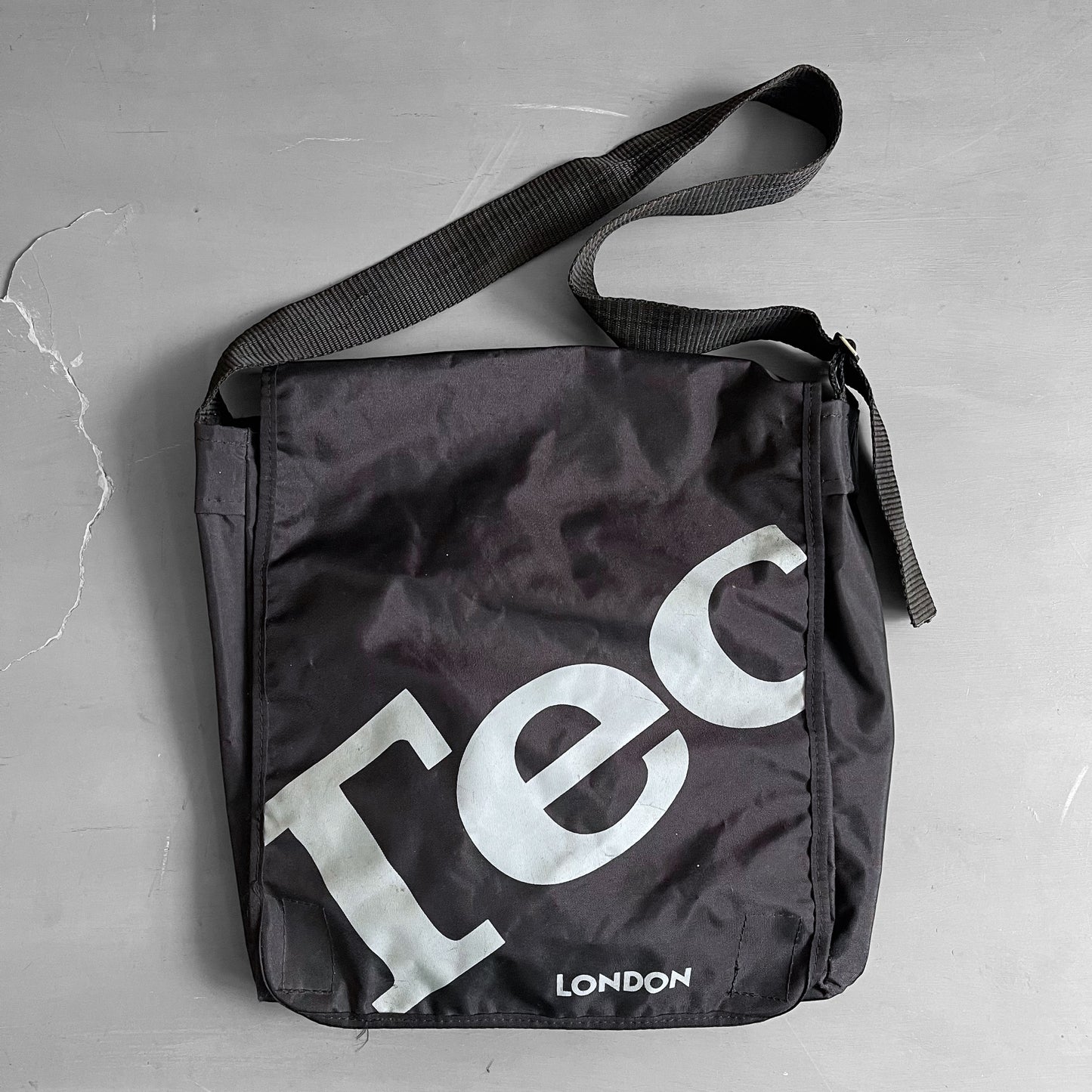 1990s Technics London messenger bag