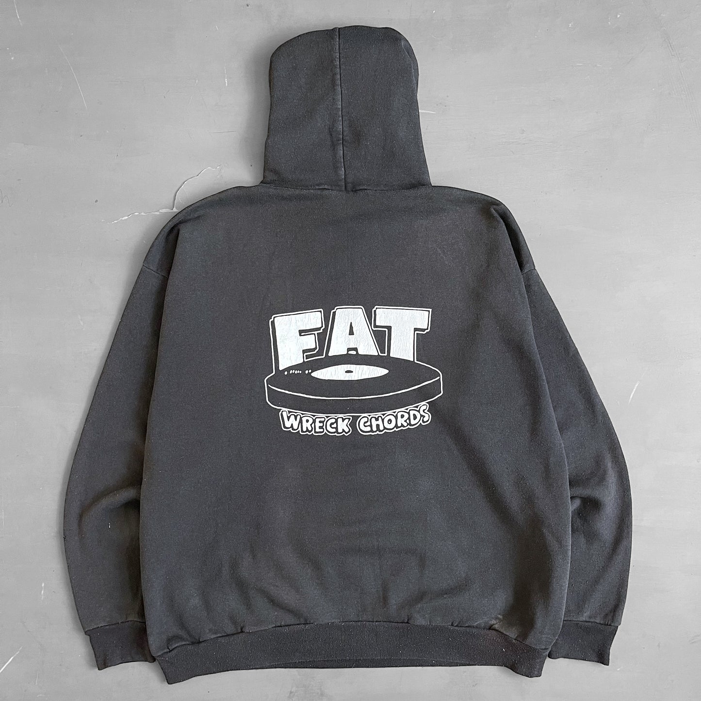 1990 Fat wreck chords record label hoodie (XL)